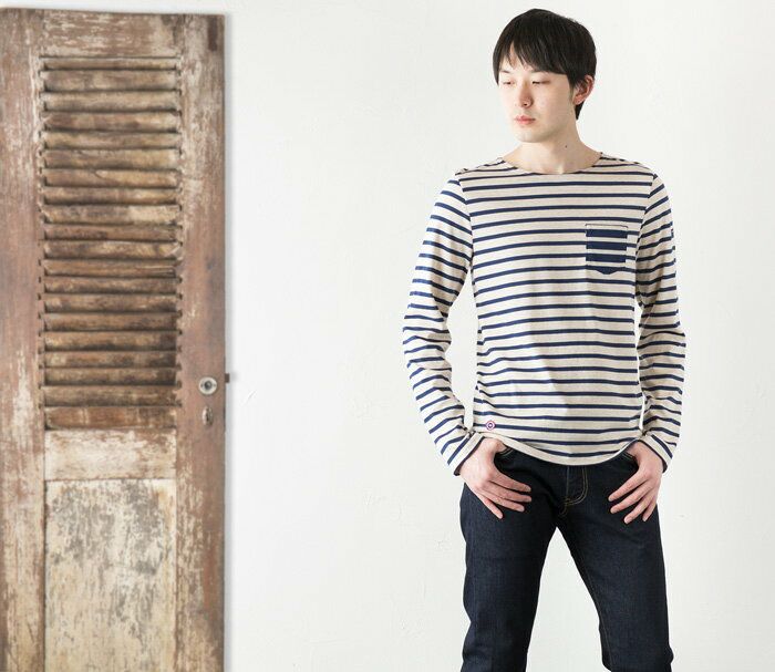SENT JAMES カットソー 20%OFF】セントジェームス × ル スリップ フランセポケット付き