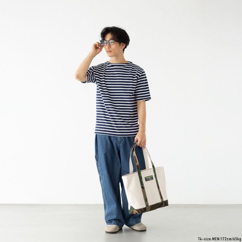 セントジェームス 半袖ウエッソン 無地 ブラック T1 SAINT JAMES（セントジェームス）OUESSANT SHORT SLEEVE