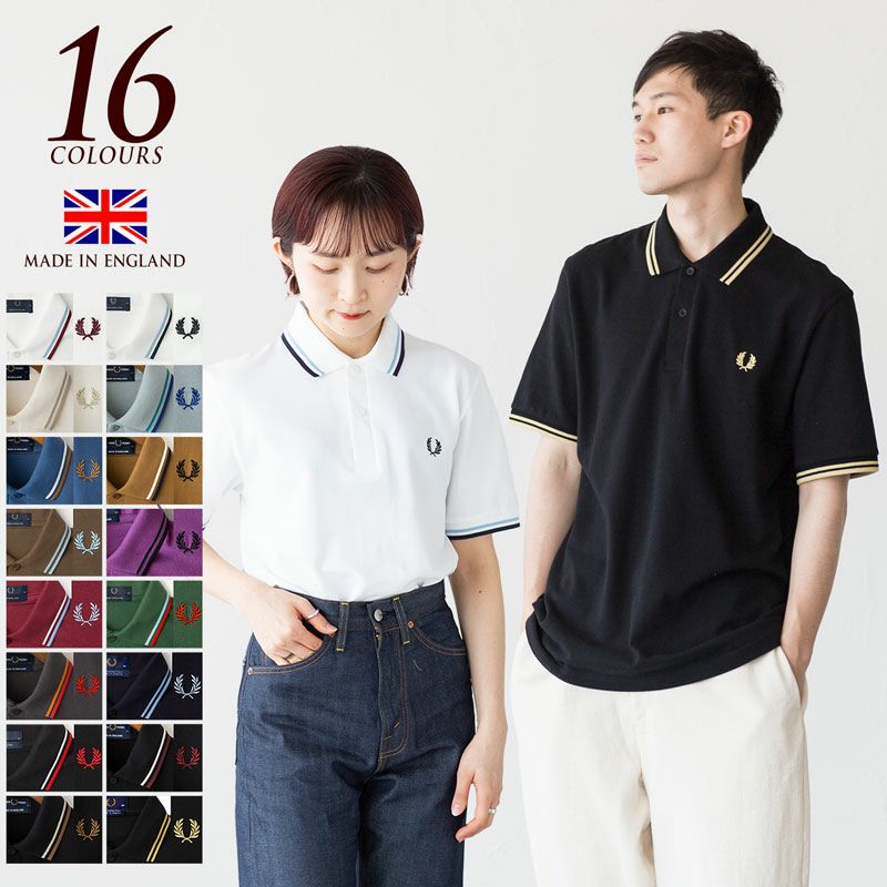 フレッドペリー ポロシャツ FRED PERRY M12/M12N 英国製 メンズ