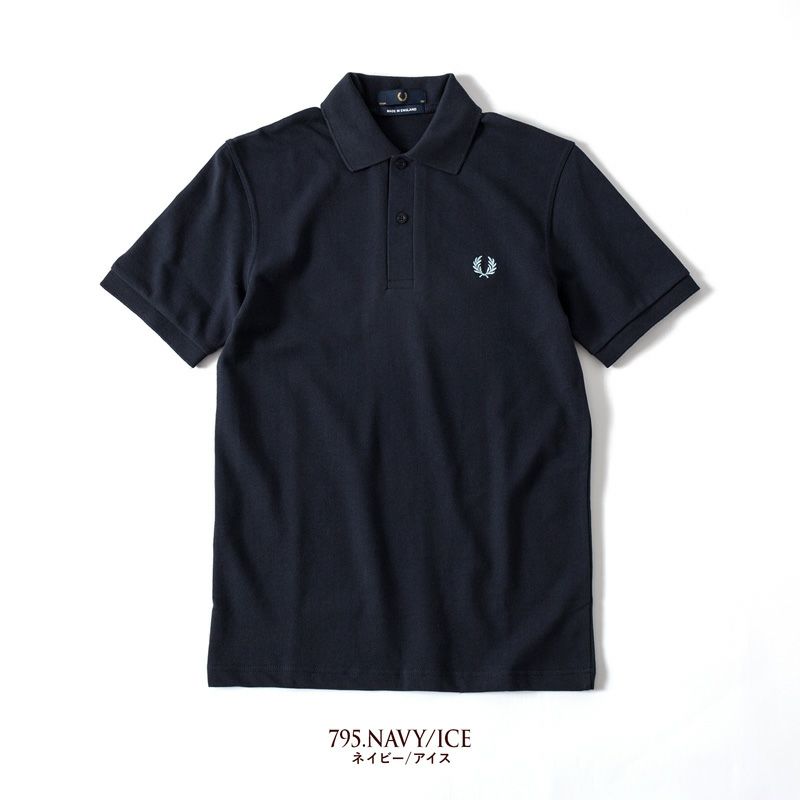 フレッドペリー M3/M3N 英国製 無地 ポロシャツ FRED PERRY オリジナル