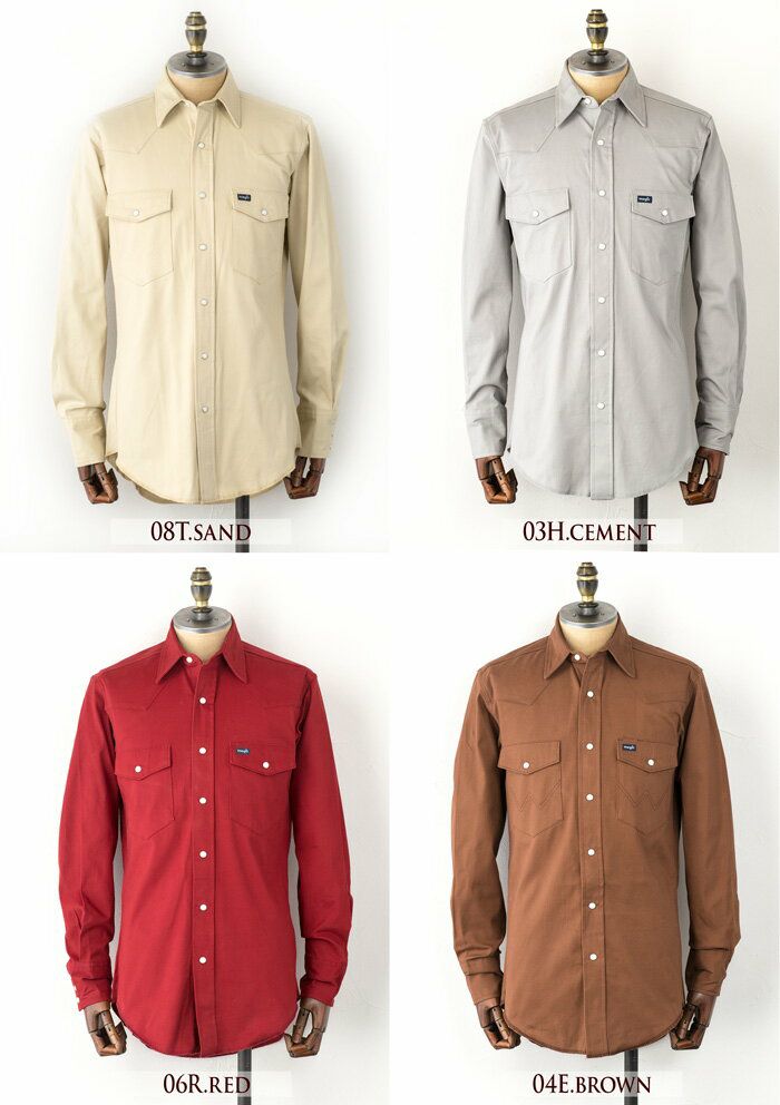 ラングラー ストレッチ ウエスタンシャツ Wrangler アメリカ直