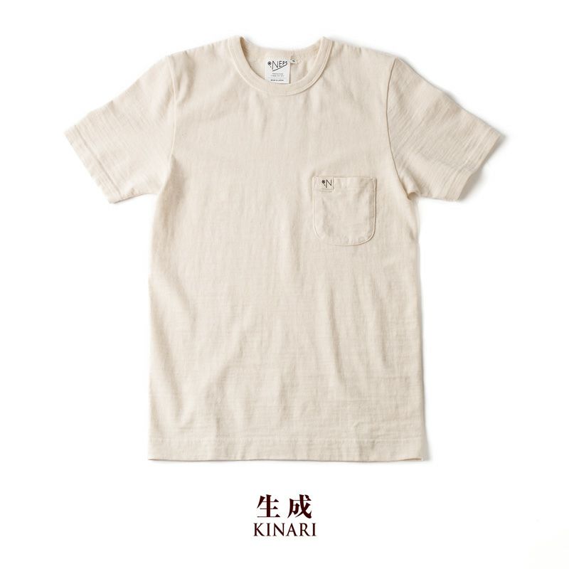 NEPS ネップス 吊り編み 度詰め天竺 ポケット Tシャツ N1101 日本製