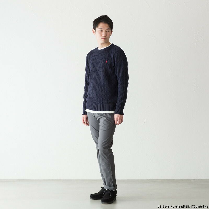 POLO RALPH LAUREN ニット セーター ケーブルニット ポロシャツ