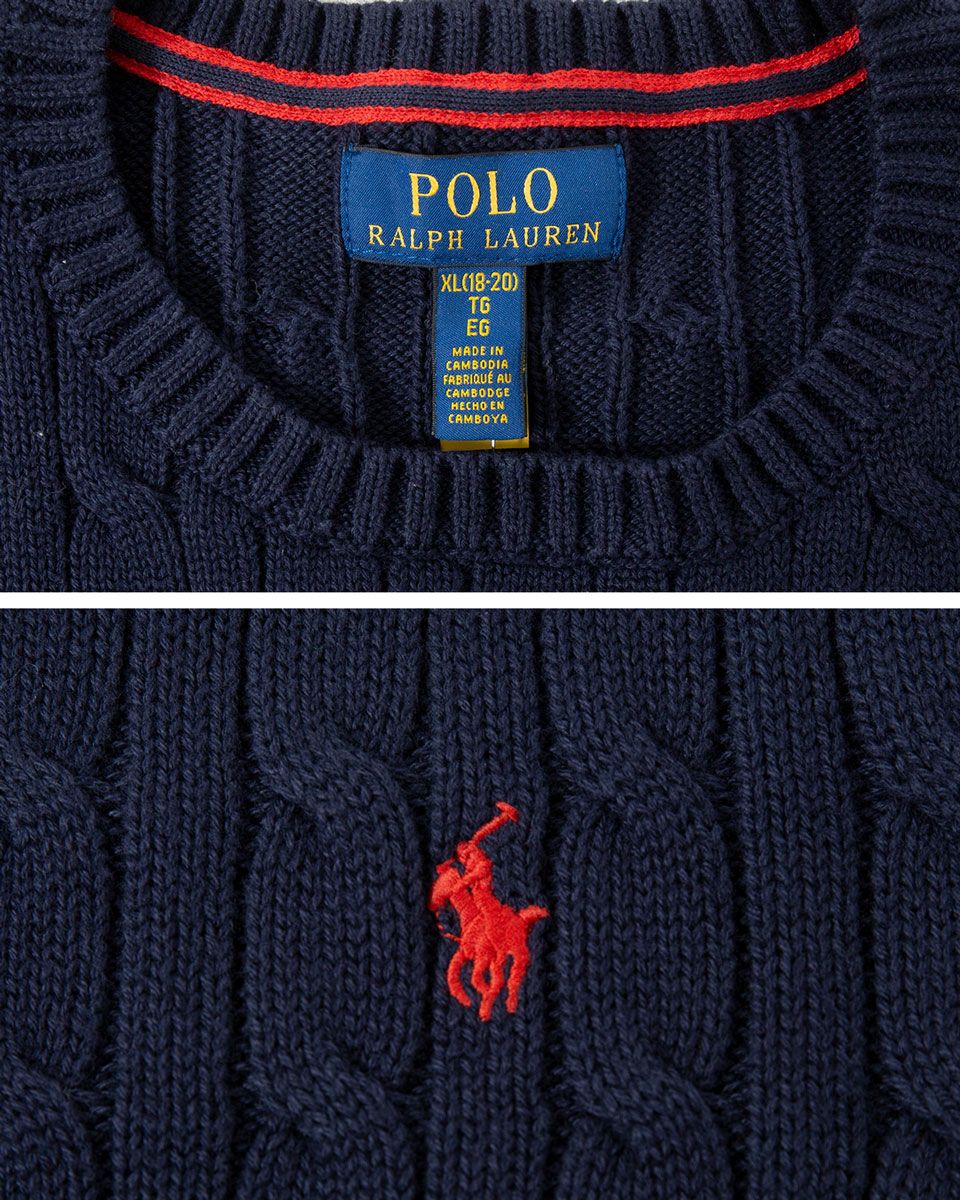 ポロ ラルフローレン ケーブル編み セーター POLO Ralph Lauren