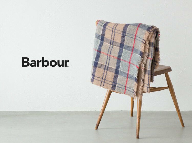 Barbour ブラウン チェック柄 マフラー 国内EXCLUSIVE】＜Barbour＞ タータンチェック マフラー