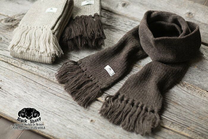 ブラックシープ ロングマフラー BLACK SHEEP SCARF RS06/SC06メンズ