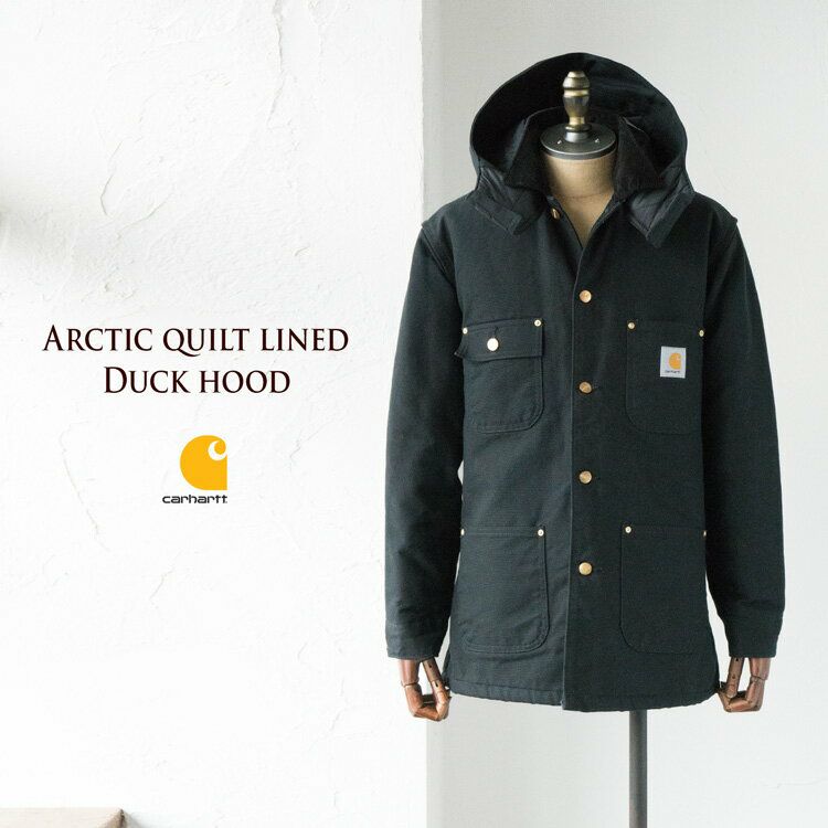 カーハート ダックフード 106670/02368 ブラウン/ブラック ARCTIC QUILT LINED DUCK  HOOD｜ココチヤ｜新潟燕市のセレクトショップ