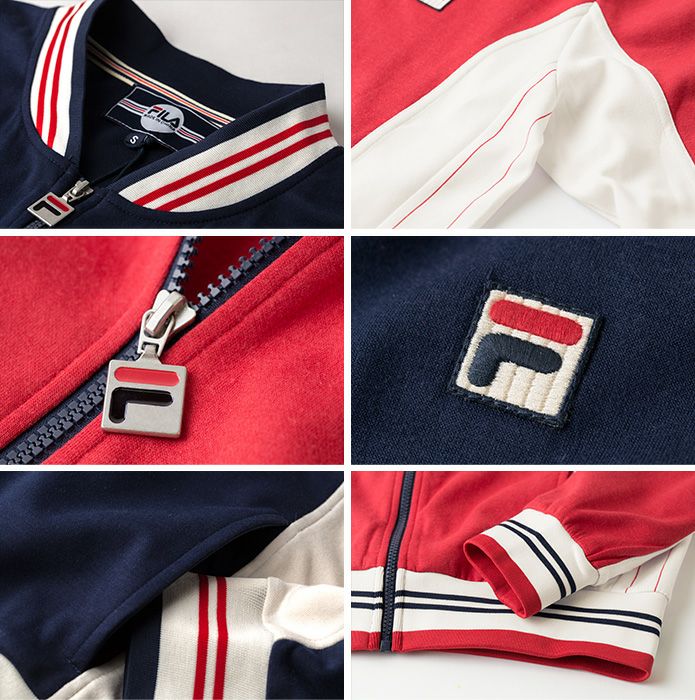 フィラ ジャージ US企画 セッタンタ ボルグジャケット FILA SETTANTA BORG JACKET ビョルン ボルグ/ビヨンボルグ テニス  ジャケット｜ココチヤ｜新潟燕市のセレクトショップ