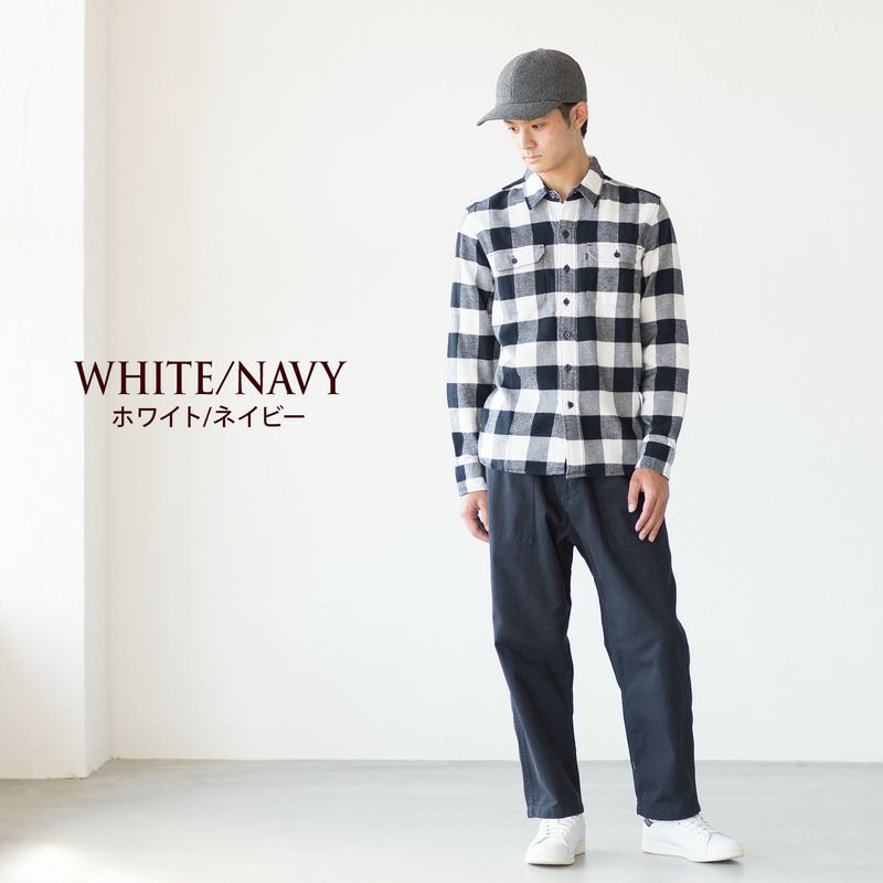 四葩ページ 20%OFF】 リーバイス クラシック ワーカー シャツ チェック