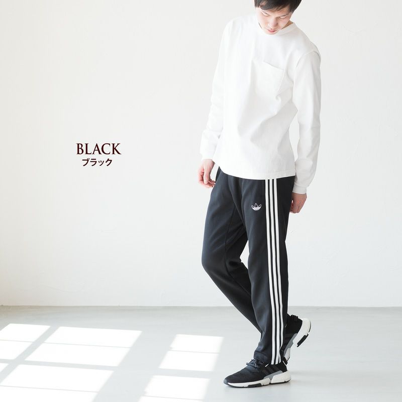 アディダス　レザーパンツ ADIDAS アディブレイク レザーパンツ FAUX L ADIBREAK ブラック
