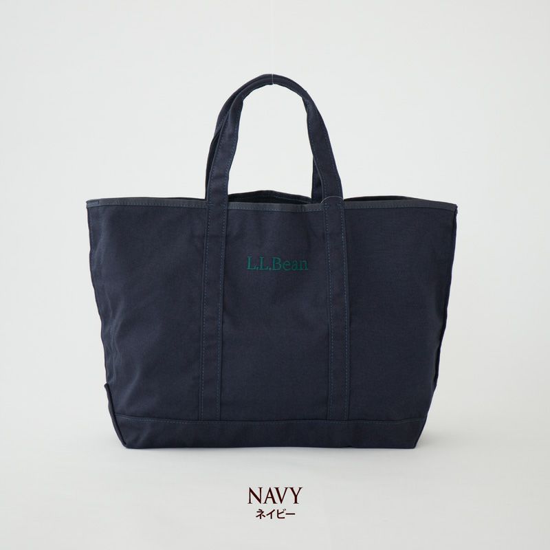 ★人気Navy70〜80s持手狭いギザタグ エルエルビーントートバッグ/Lサイズ 80'S L.L.BEAN Deluxe Tote Bag TALL SAIZE NAVY/GREEN 80年代