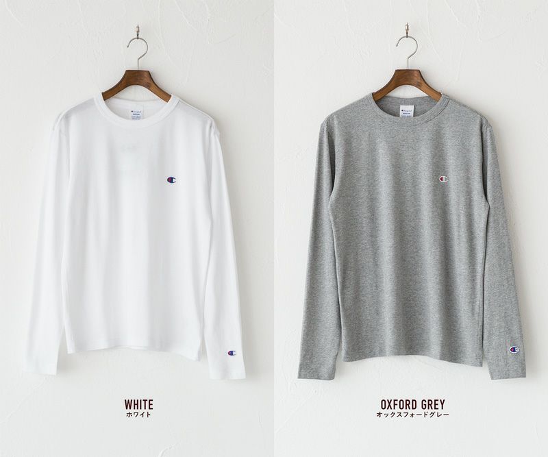 チャンピオン ベーシック ロングスリーブ Tシャツ C3-P401