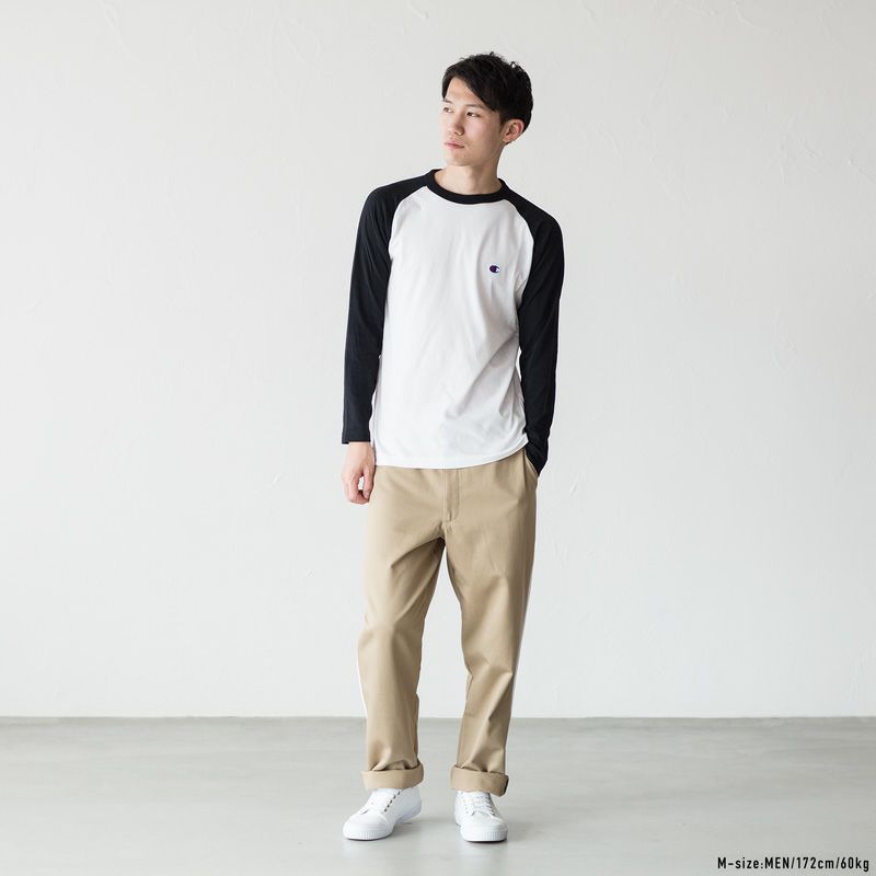チャンピオン ベーシック ラグラン ロングスリーブ Tシャツ C3