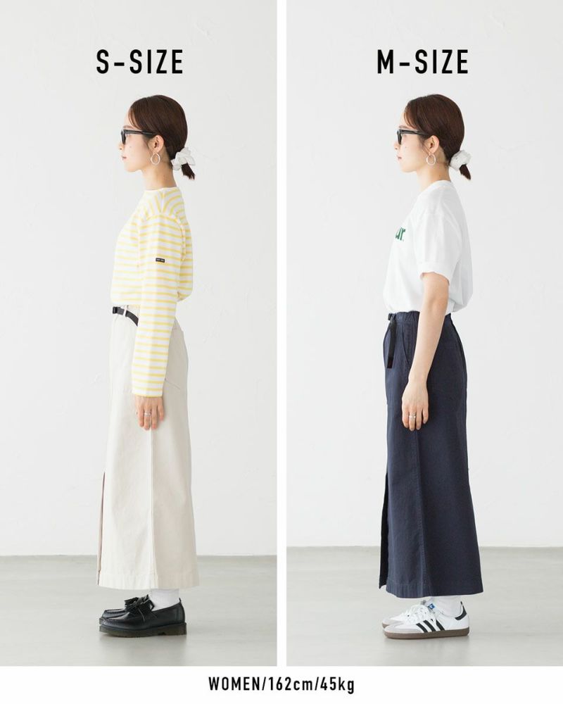 【超希少品】GRAMICCI グラミチ　ロングスカート　ペイズリー　黒　M 別注】Gramicci / ギャバ ロングスカート（スカート）｜Gramicci