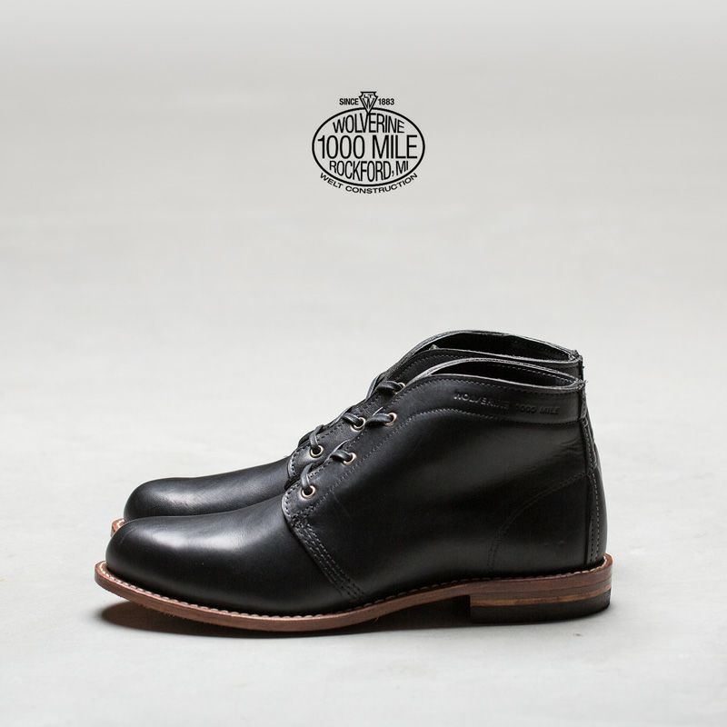 茶芯】WOLVERINE 1000マイルブーツ US8 26cm （ウルヴァリン 1000 