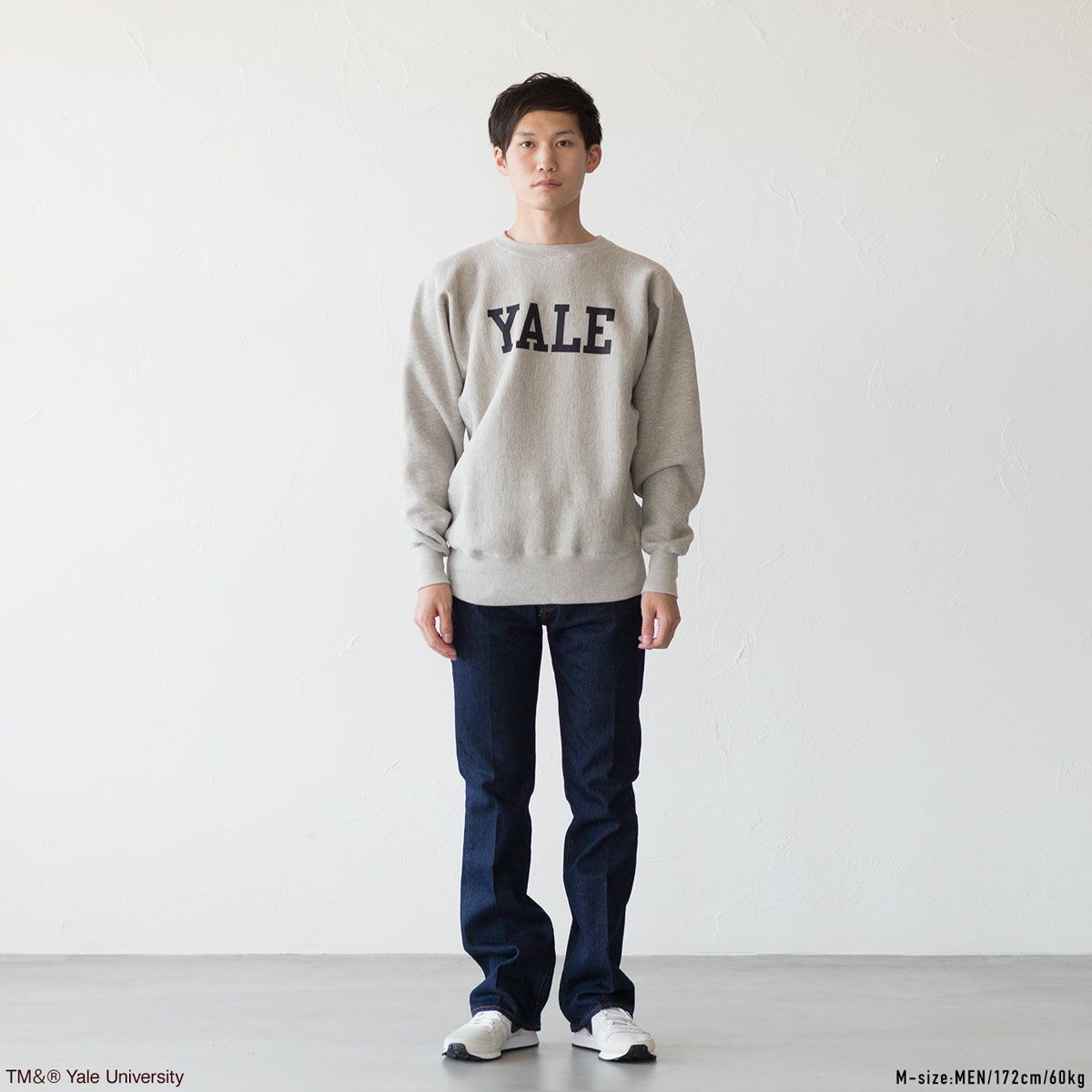 チャンピオン リバースウィーブ イェール大学公認 クルーネック