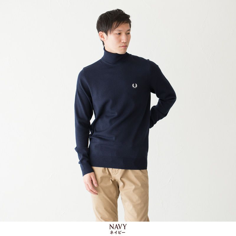 フレッドペリー ロールネック ジャンパー FRED PERRY K9552