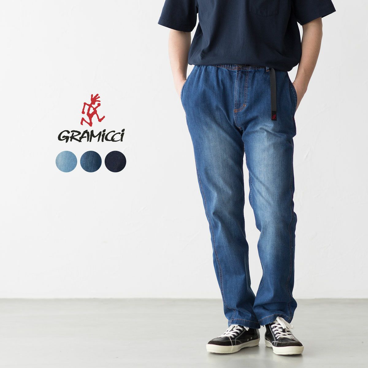 グラミチ ストレッチ デニム ニューナローパンツ クロップド G112-OGSD 