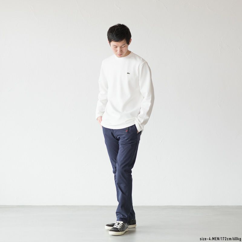 ラコステ 鹿の子地 ロングスリーブ Tシャツ TH7019-99/TH074EL