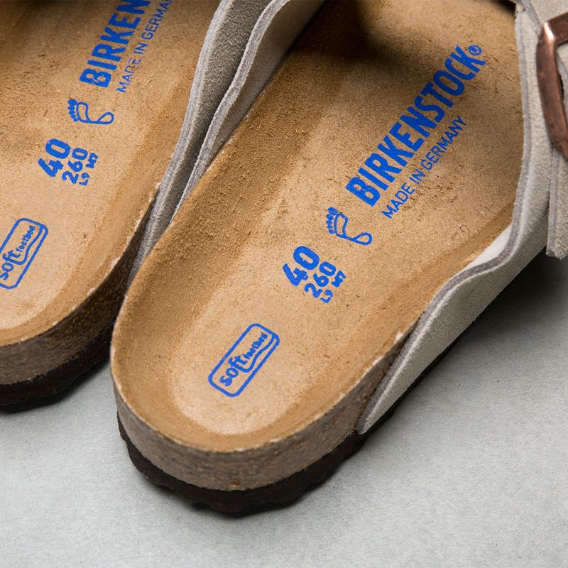 ビルケンシュトック　スエードサンダル　黒　アリゾナ　37　ソフトフットベッド BIRKENSTOCK ビルケンシュトック 