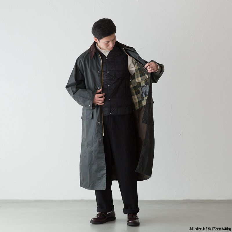 バブアー オーバーサイズ バーレー ワックス BARBOUR OS BURGHLEY 