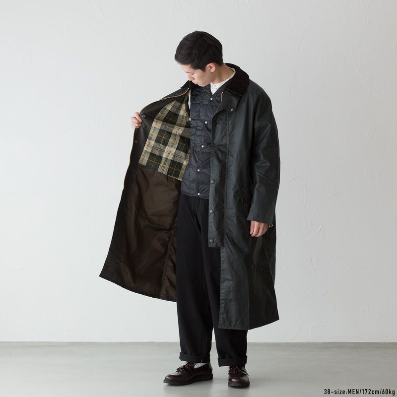 バブアー オーバーサイズ バーレー ワックス BARBOUR OS BURGHLEY 