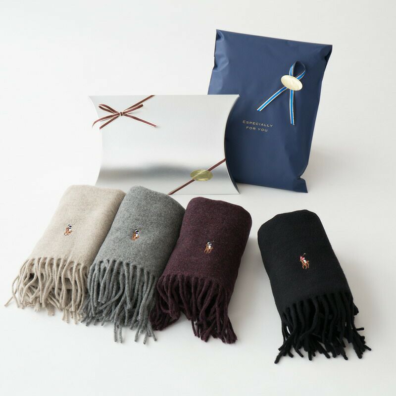 [あす着] ポロ ラルフローレン POLO RALPH LAUREN マフラー ストール イタリアン バージンウール PC1047 ポロ ラルフローレン マフラー POLO RalphLauren イタリアン バージン