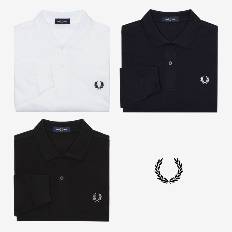 フレッドペリー 長袖 ポロシャツ FRED PERRY M6006 メンズ