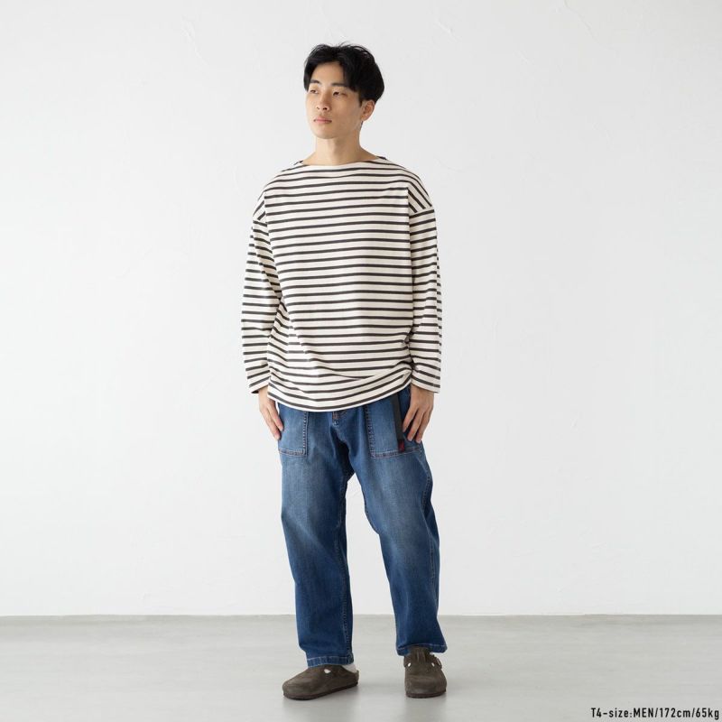 セントジェームス　ウェッソンルーズ　ジーンズブルー新作15,400円値下げ最終 送料無料】【2025SS】SAINT JAMES [セントジェームス] OUESSANT