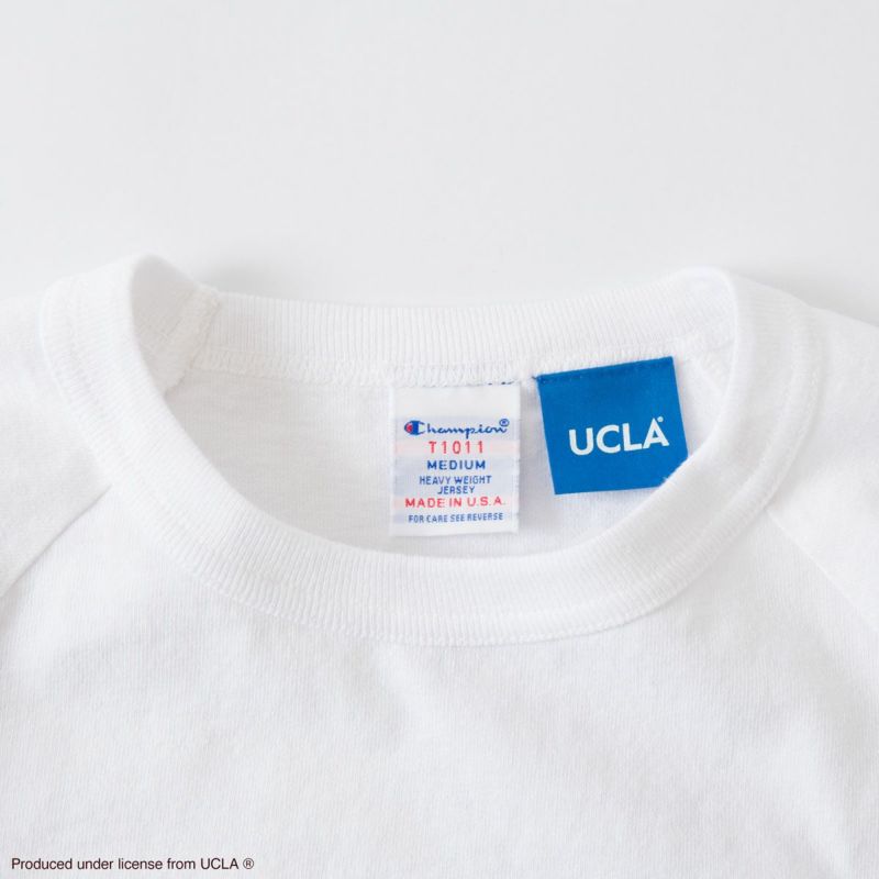 チャンピオン T1011 アメリカ製 半袖 Tシャツ UCLA ラグラン