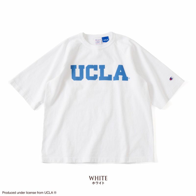 チャンピオン T1011 アメリカ製 半袖 Tシャツ UCLA ラグラン
