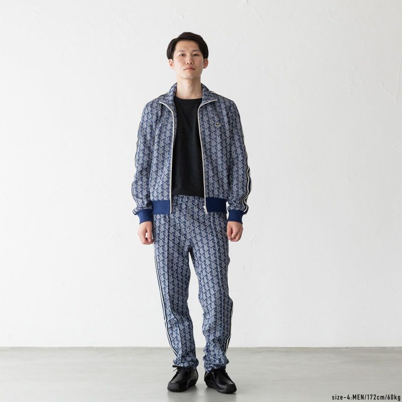 ラコステ モノグラム ジャカード トラックジャケット LACOSTE