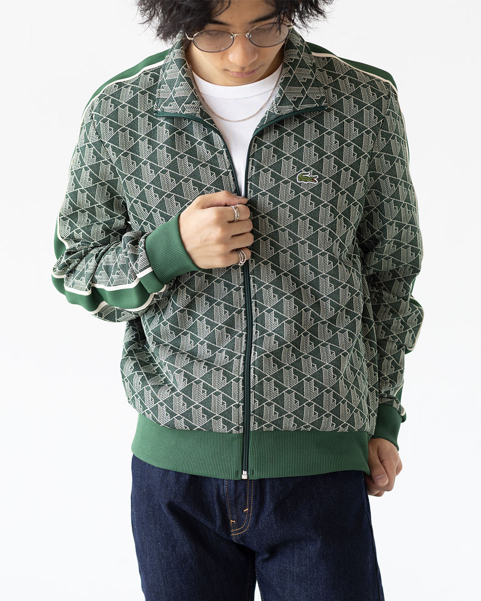 ラコステ モノグラム ジャカード トラックジャケット LACOSTE SH1368  