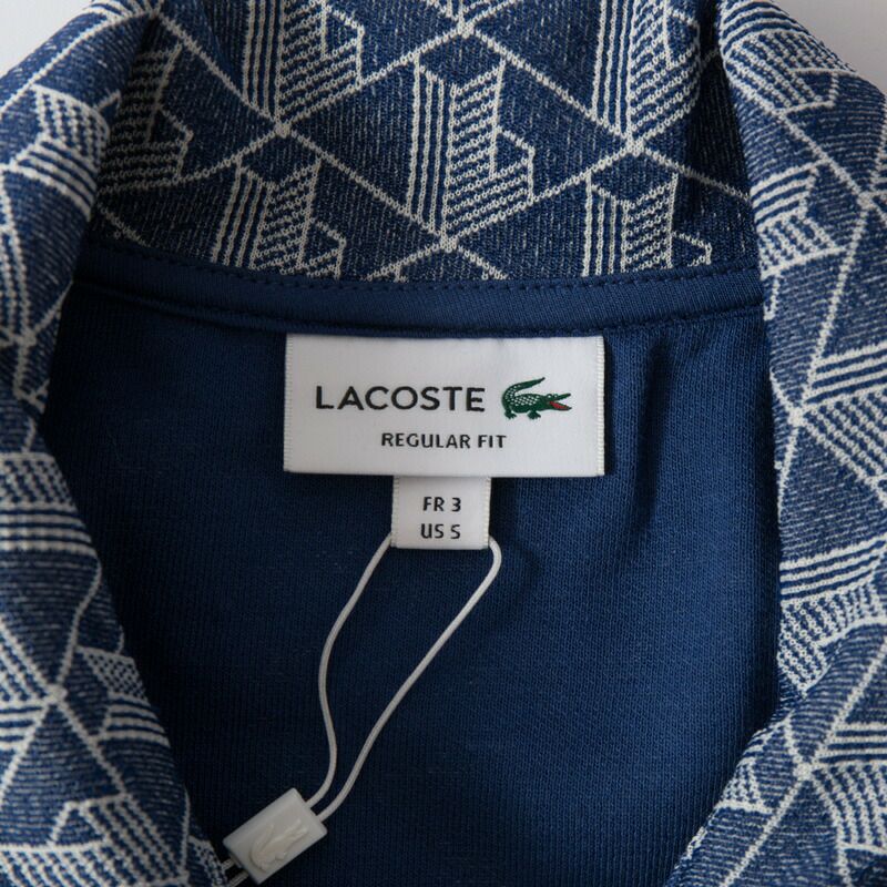 ラコステ モノグラム ジャカード トラックジャケット LACOSTE