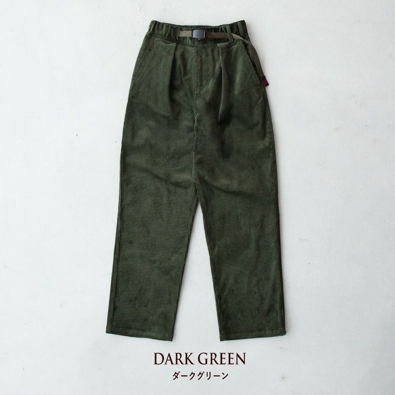 グラミチ コーデュロイ ウィメンズ プリーツパンツ Gramicci G2FW-P007