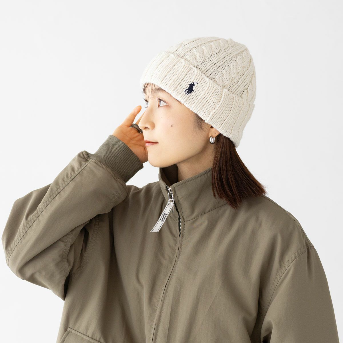 ポロ ラルフローレン ケーブル編み ニット帽 POLO RalphLauren PC1432