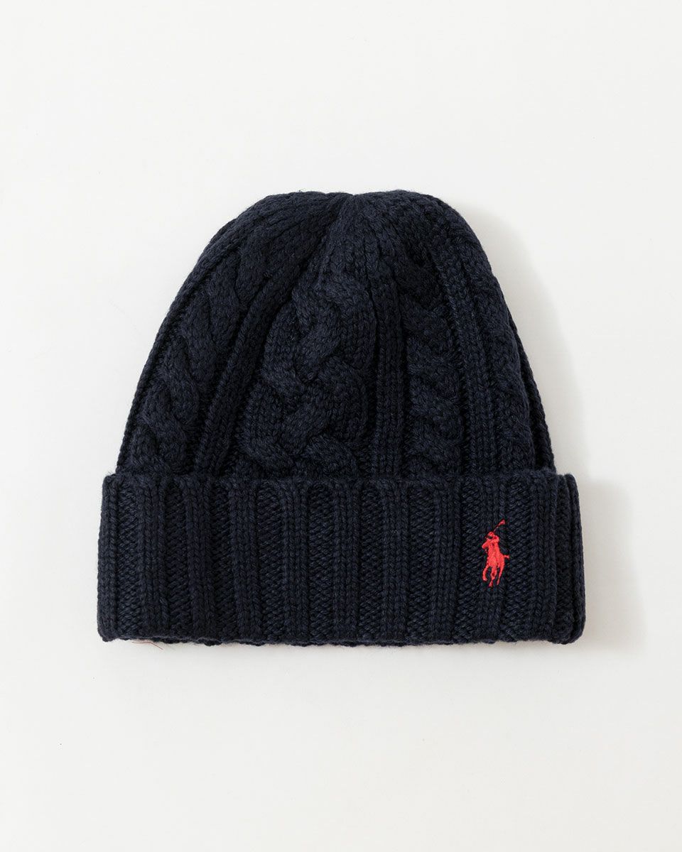 ポロ ラルフローレン ケーブル編み ニット帽 POLO RalphLauren PC1432