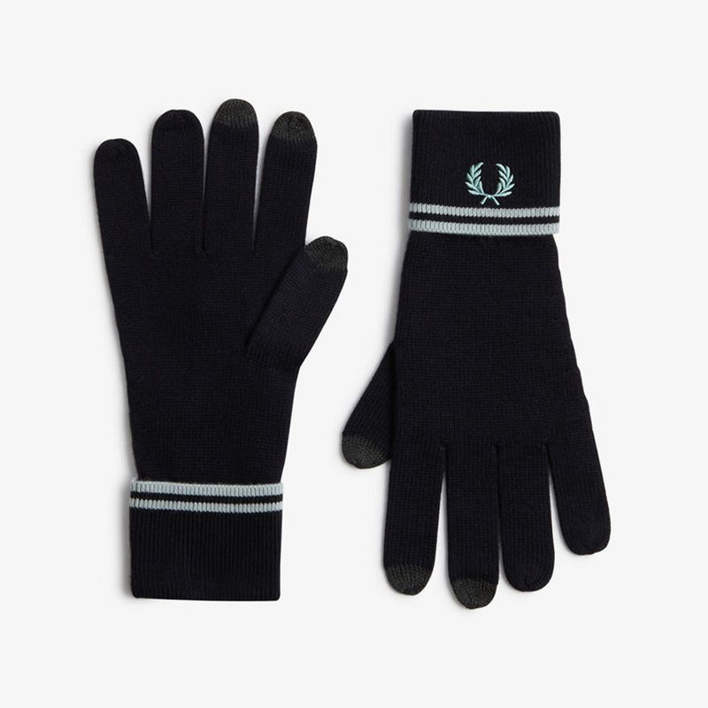 フレッドペリー 手袋 FRED PERRY ツイン ティップド メリノ ウール