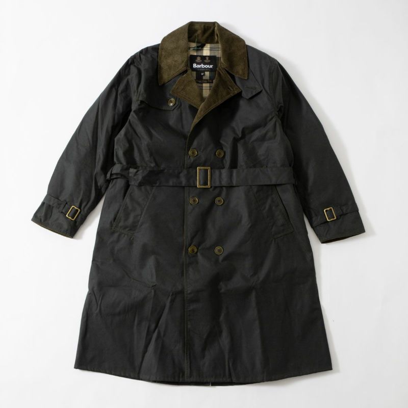 Barbour チェック柄 トレンチコート