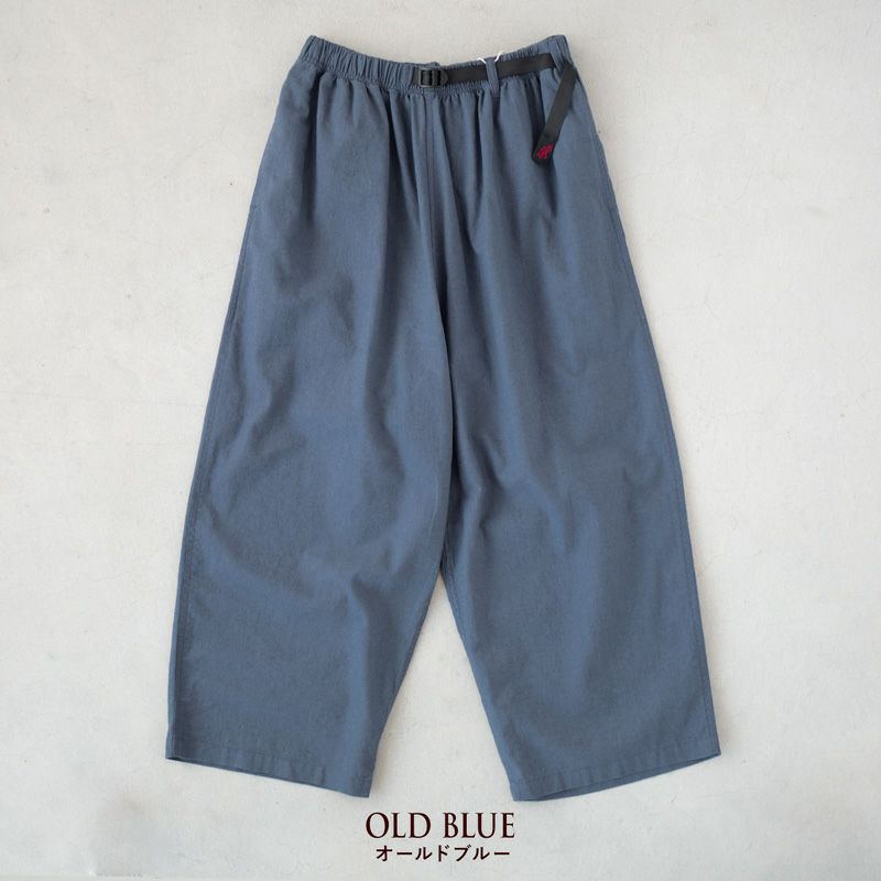 【未使用】グラミチ リネン コットン バルーンパンツ ブルー M GRAMICCI (グラミチ) 【Japan Exclusive】LINEN COTTON BALOON
