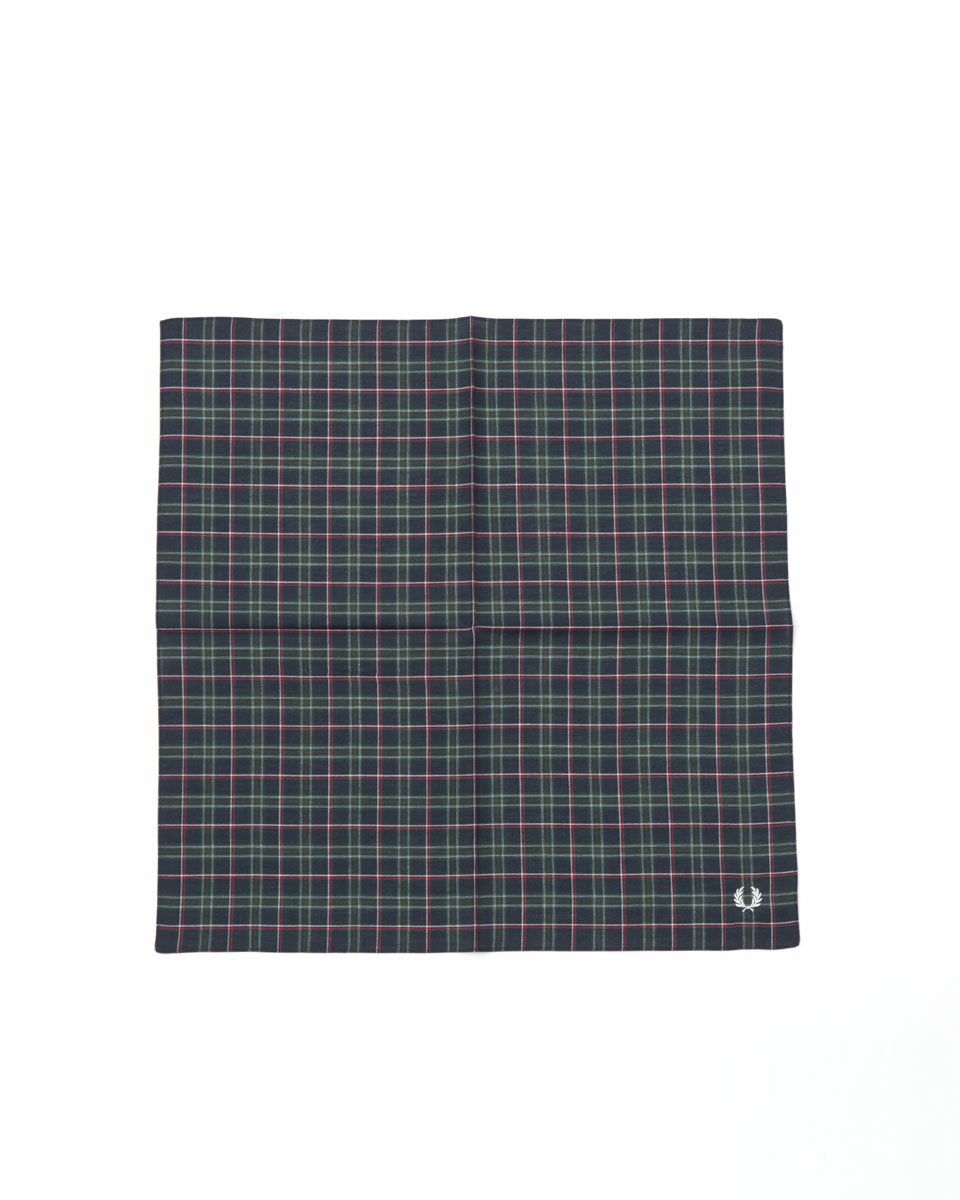 フレッドペリー チェック ハンカチ FRED PERRY タータンチェック