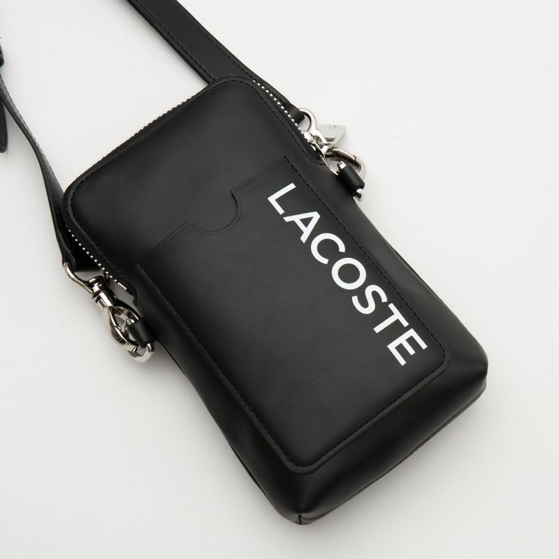 ラコステ レザー ショルダー スマホ ポーチ LACOSTE NF1413KP