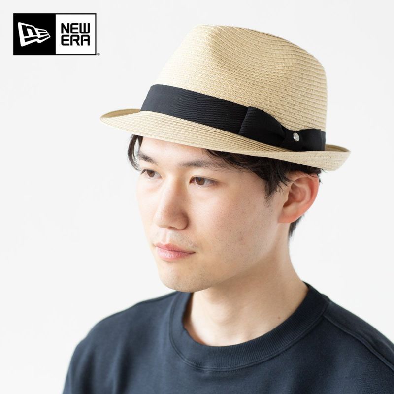 Amazon | [ニューエラ] ストローハット ペーパーロープ 中折れ