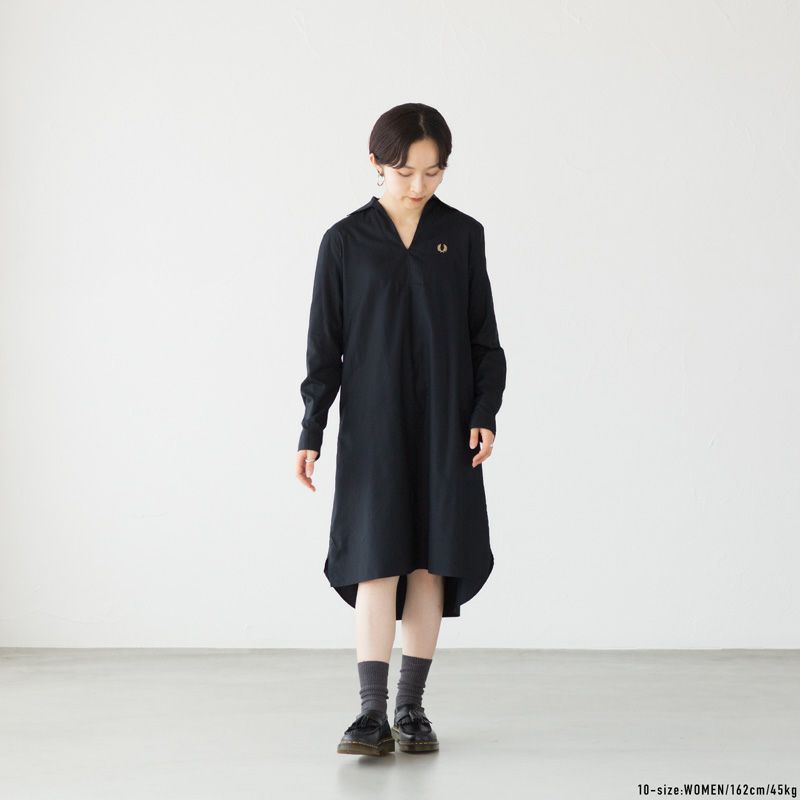 美品 フレッドペリー フィッシュテール シャツドレス 長袖 ロングワンピース 楽天市場】フレッドペリー シャツワンピース レディース フィッシュ