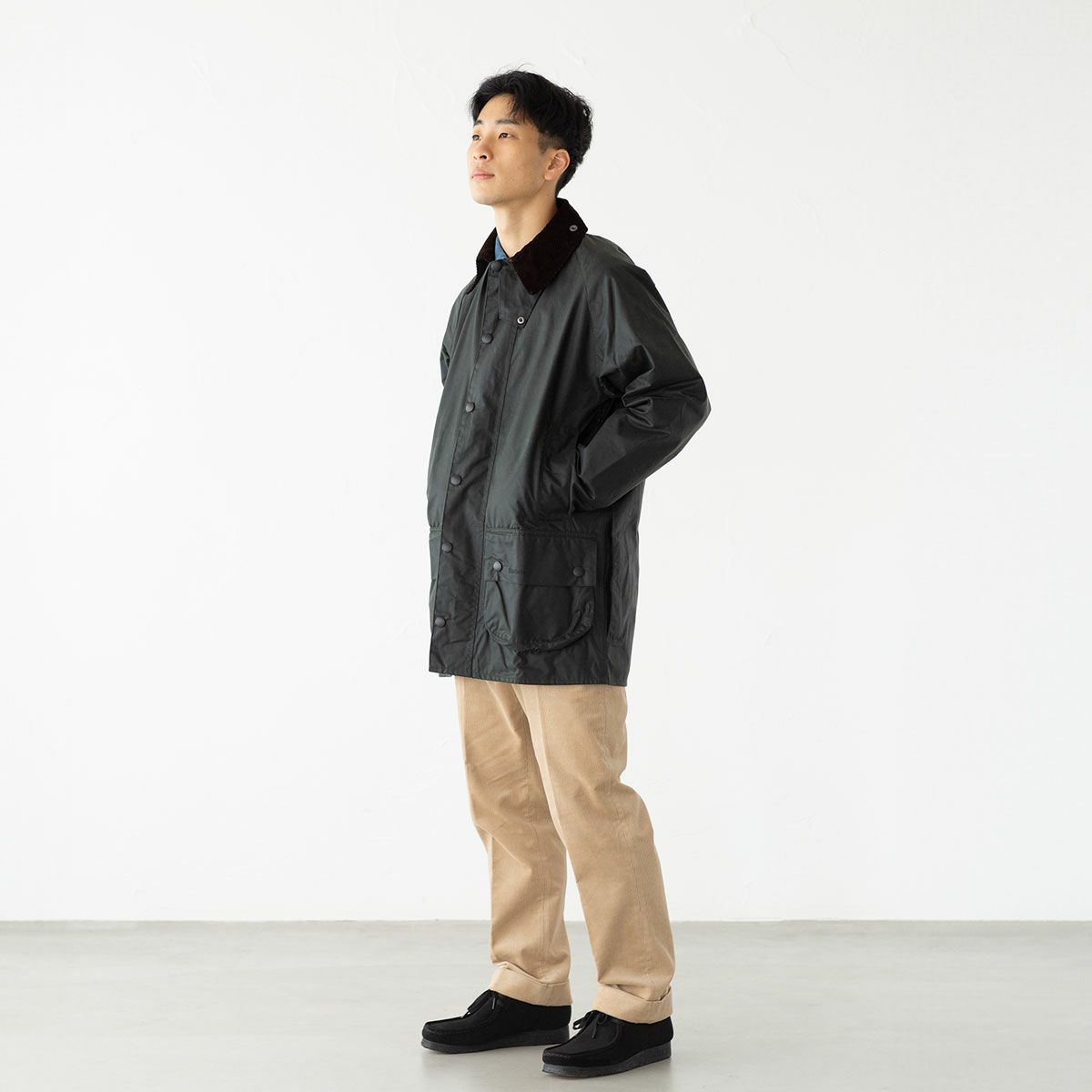 英国製】 バブアー ビューフォート ワックス ブルゾン Barbour MWX0017