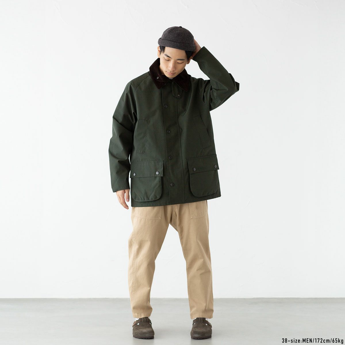 バブアー ビデイル 2レイヤー ブルゾン ノンオイル Barbour MSP0107