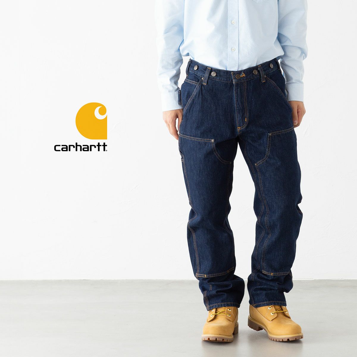 カーハート Carhartt デニム ダブルニー ロガージーンズ 103890 メンズ  