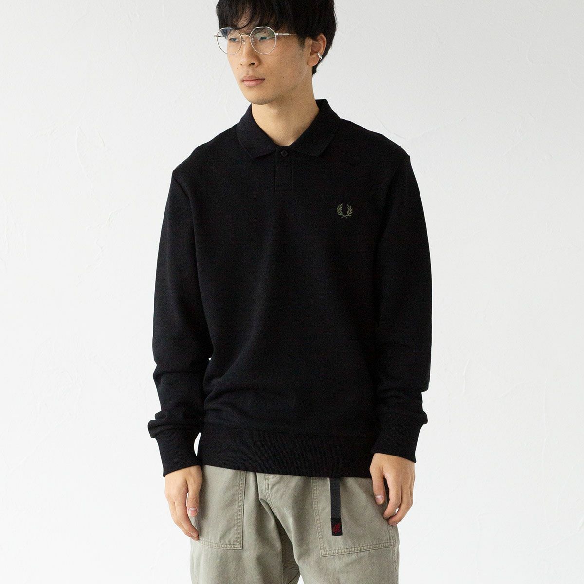 フレッドペリー FRED PERRY ポロシャツ カラード スウェットシャツ