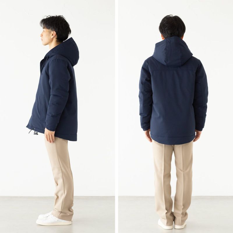 ラコステ　シンプルダウン　ネイビー ラコステ 耐水透湿 ダウン ジャケット LACOSTE BH021J-99 メンズ