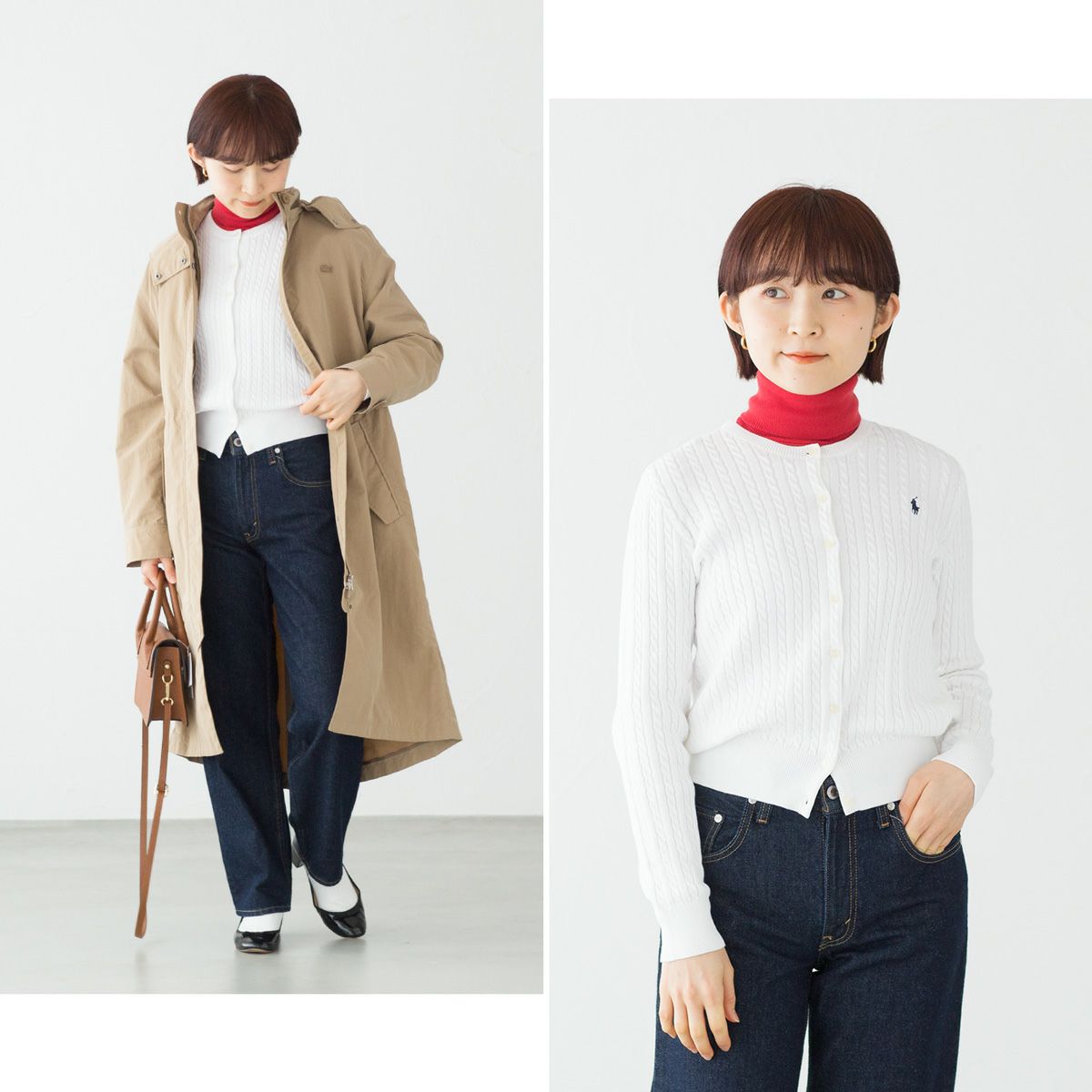 ポロ ラルフローレン ミニ ケーブル コットン カーディガン POLO Ralph